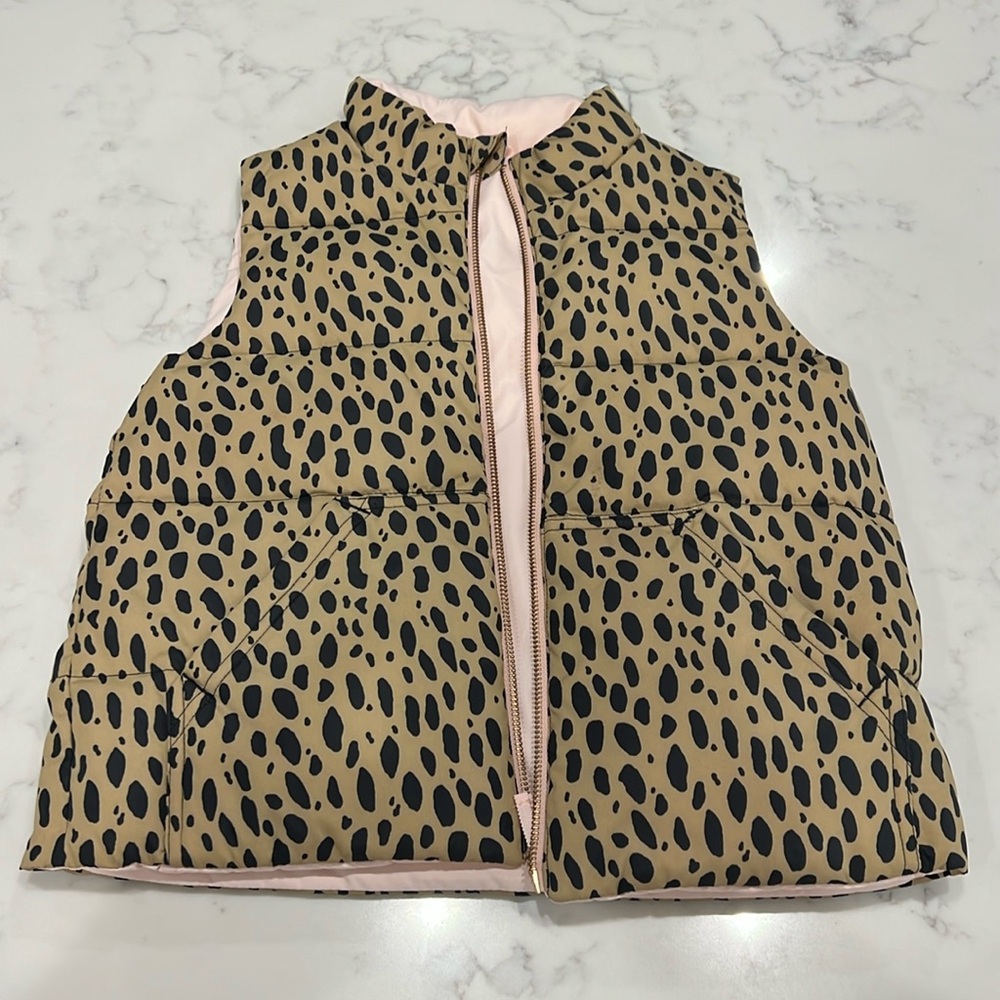 Girls size 8 JCrew Crewcuts puffer vest